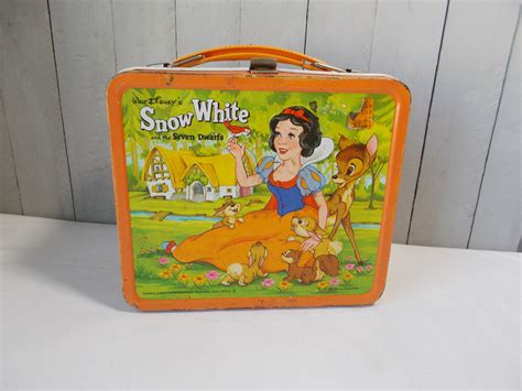 snow white metal lunch box|Snow White Snow White Lunch Boxes .